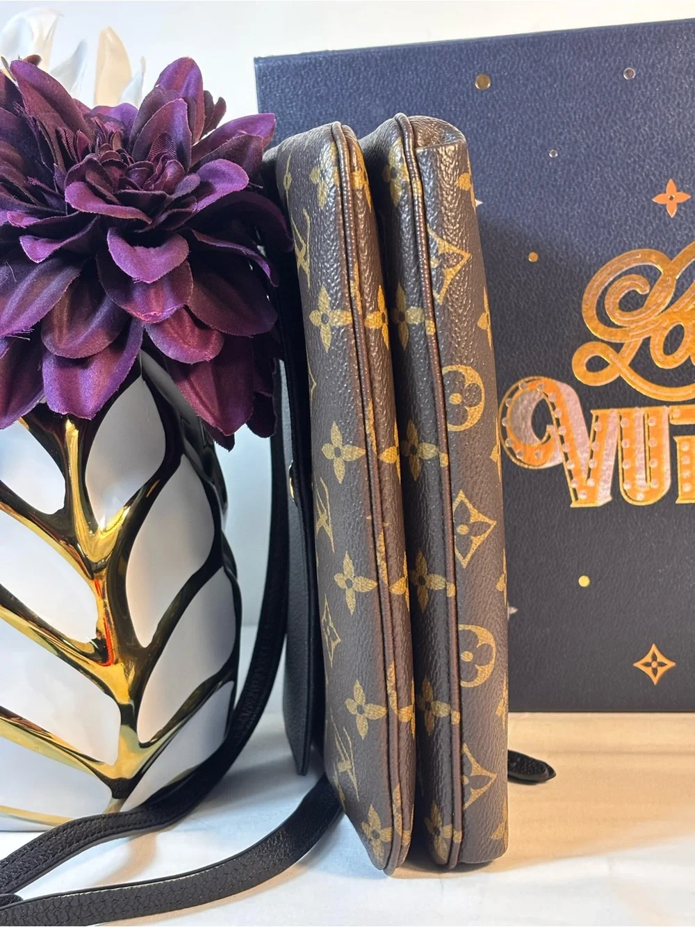 Louis Vuitton Twice Twinset Monogram Noir